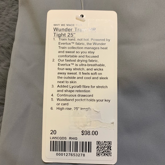 Lululemon wunder train hr tight 25” - Picture 6 of 7